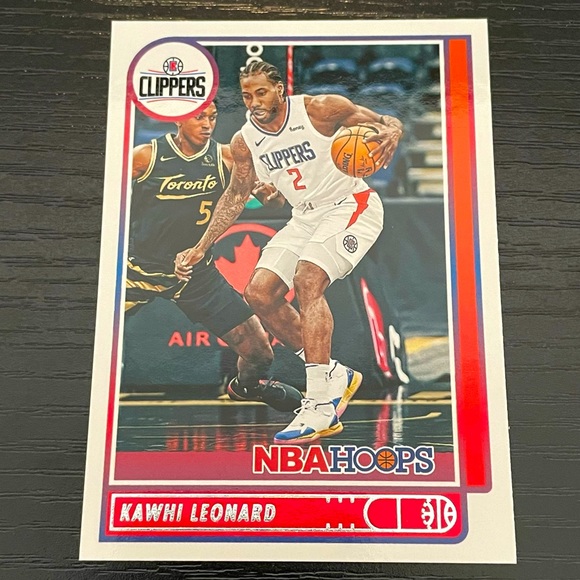 2021-22 KAWHI LEONARD NBA HOOPS Los Angeles Clippers Basketball Card #76 - Picture 1 of 2